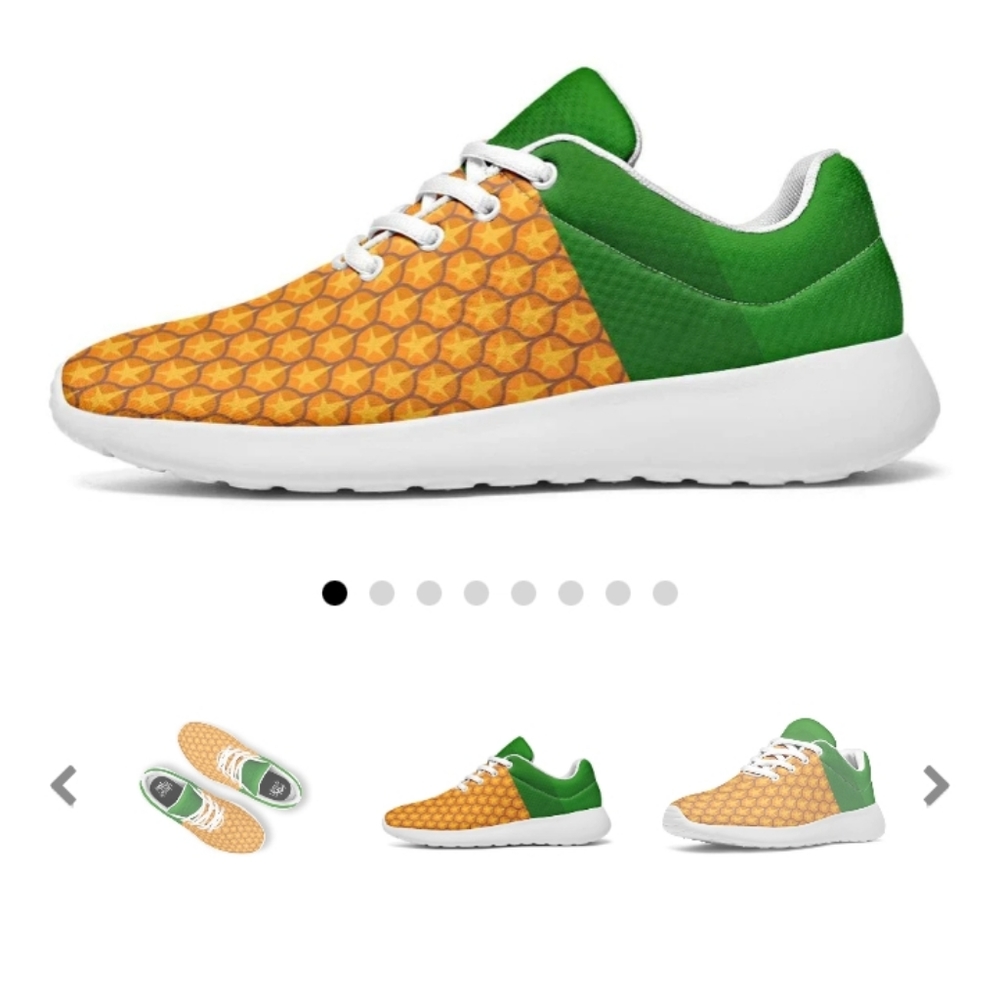 Yes we Vibe Pineapple Sneaker womens 10 mens 8.5